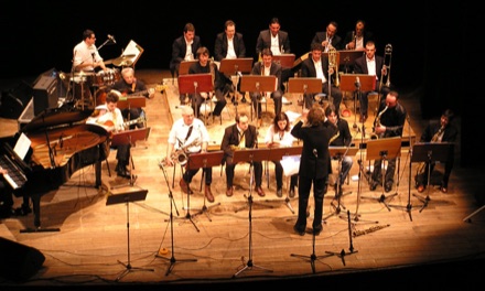 Big band jazz en concert